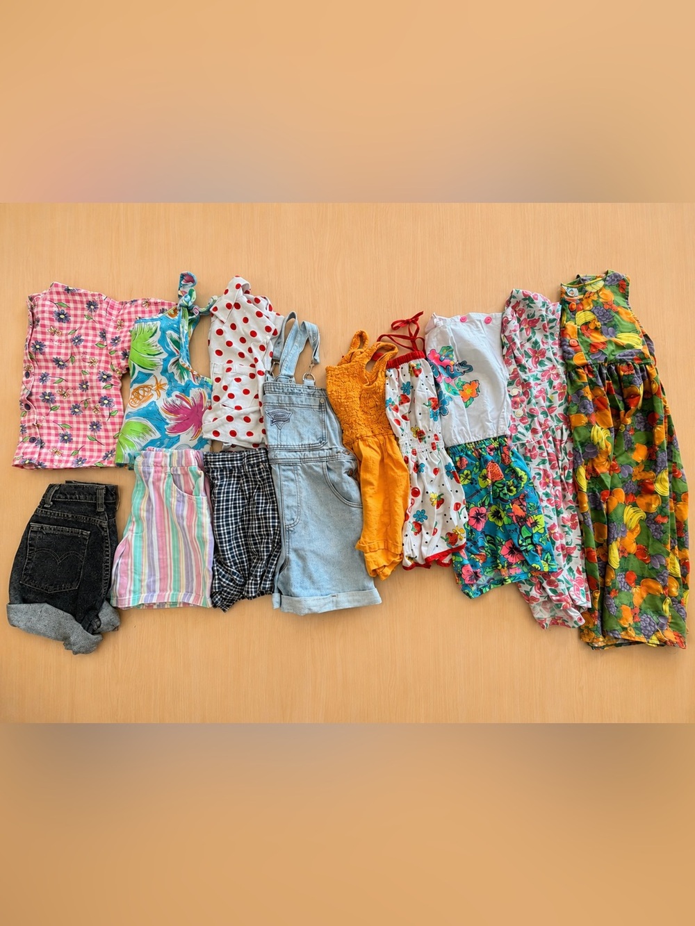 Assorted vintage big girls clothes 8-10T bundle